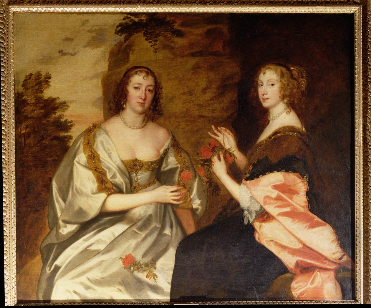 Comtesse de Morton (d.1654) et Mme Killigrew (d.1638) - Anthony van Dyck