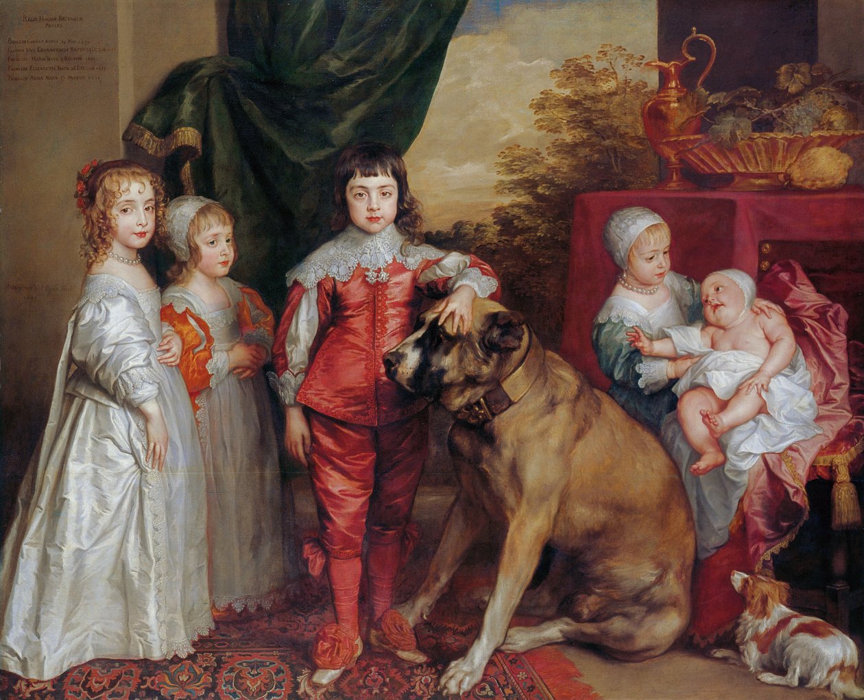 Les cinq enfants aînés de Charles Ier - Anthony van Dyck