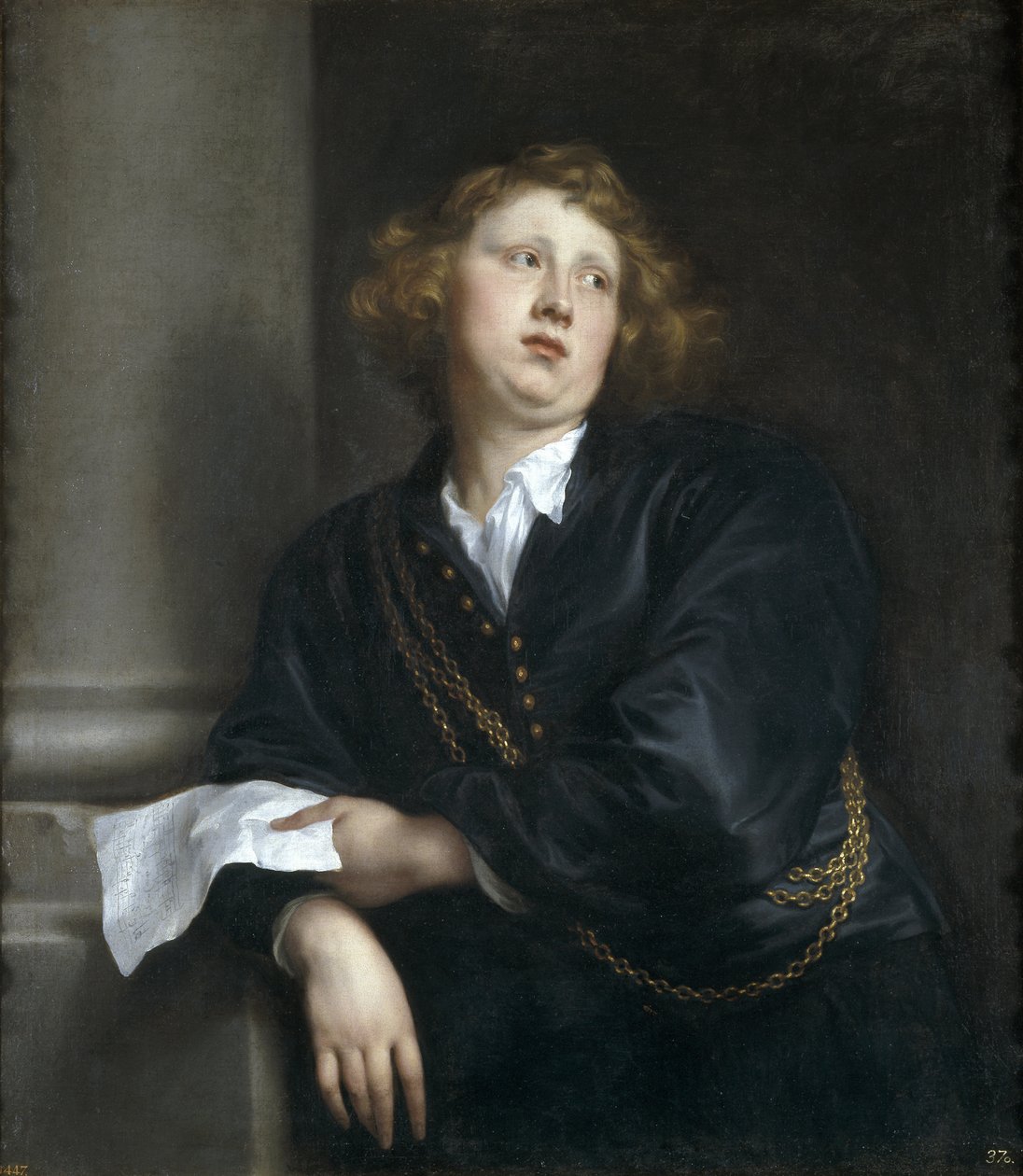 Portrait du compositeur et organiste Henricus Liberti - Anthony van Dyck