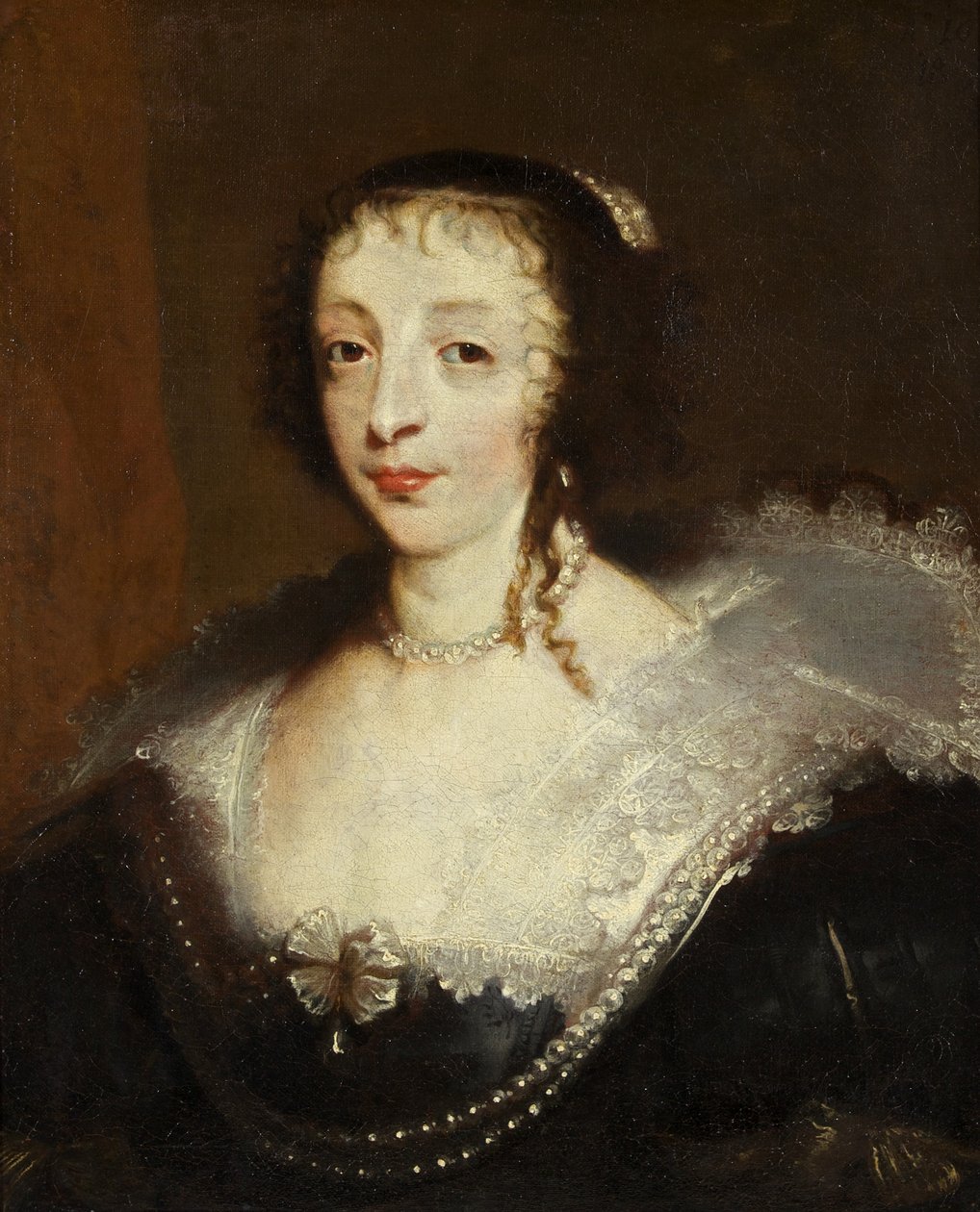 Henriette Marie, reine de Charles Ier, c.1630 - Anthony van Dyck