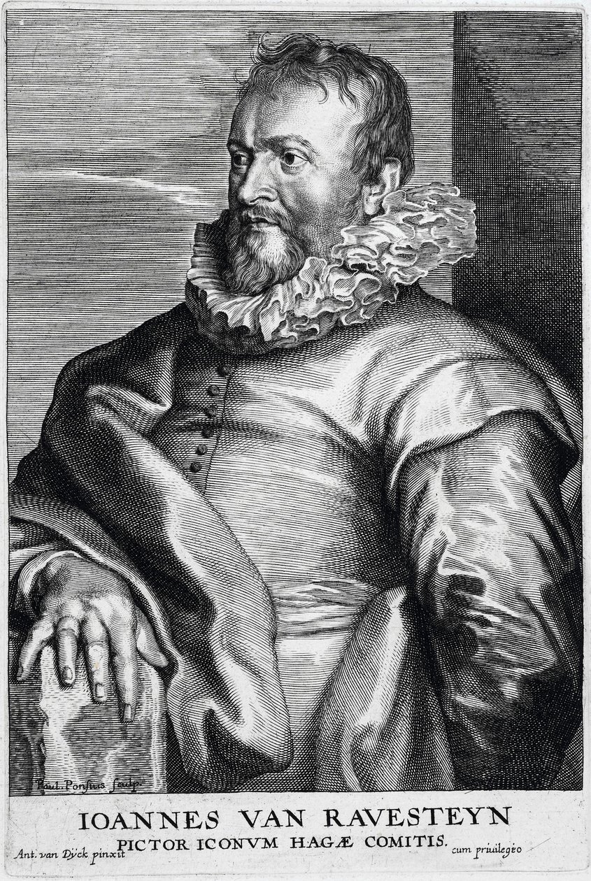 Ioannes van Ravesteyn - Pictor Iconvm Hagae Comitis - Anthony van Dyck