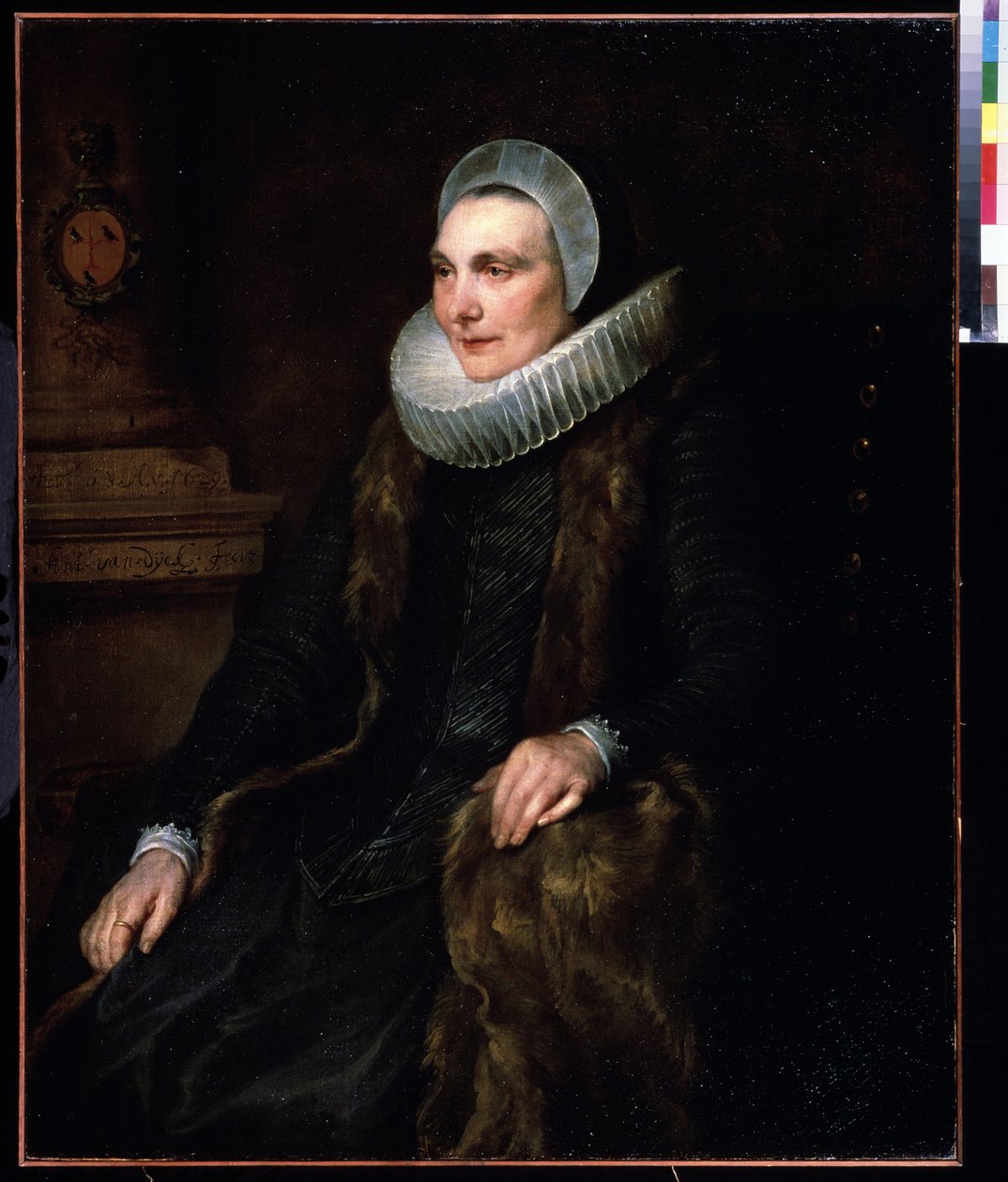 Portrait de Maria Bosschaert - Anthony van Dyck