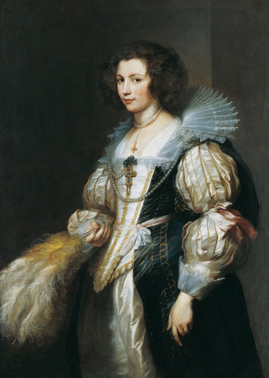 Portrait de Maria Louis de Tassis (1611-1638), fille du chanoine Antoine de Tassis - Anthony van Dyck