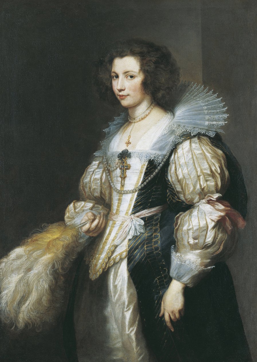 Portrait de Maria de Tassis 1611-1638 - Anthony van Dyck