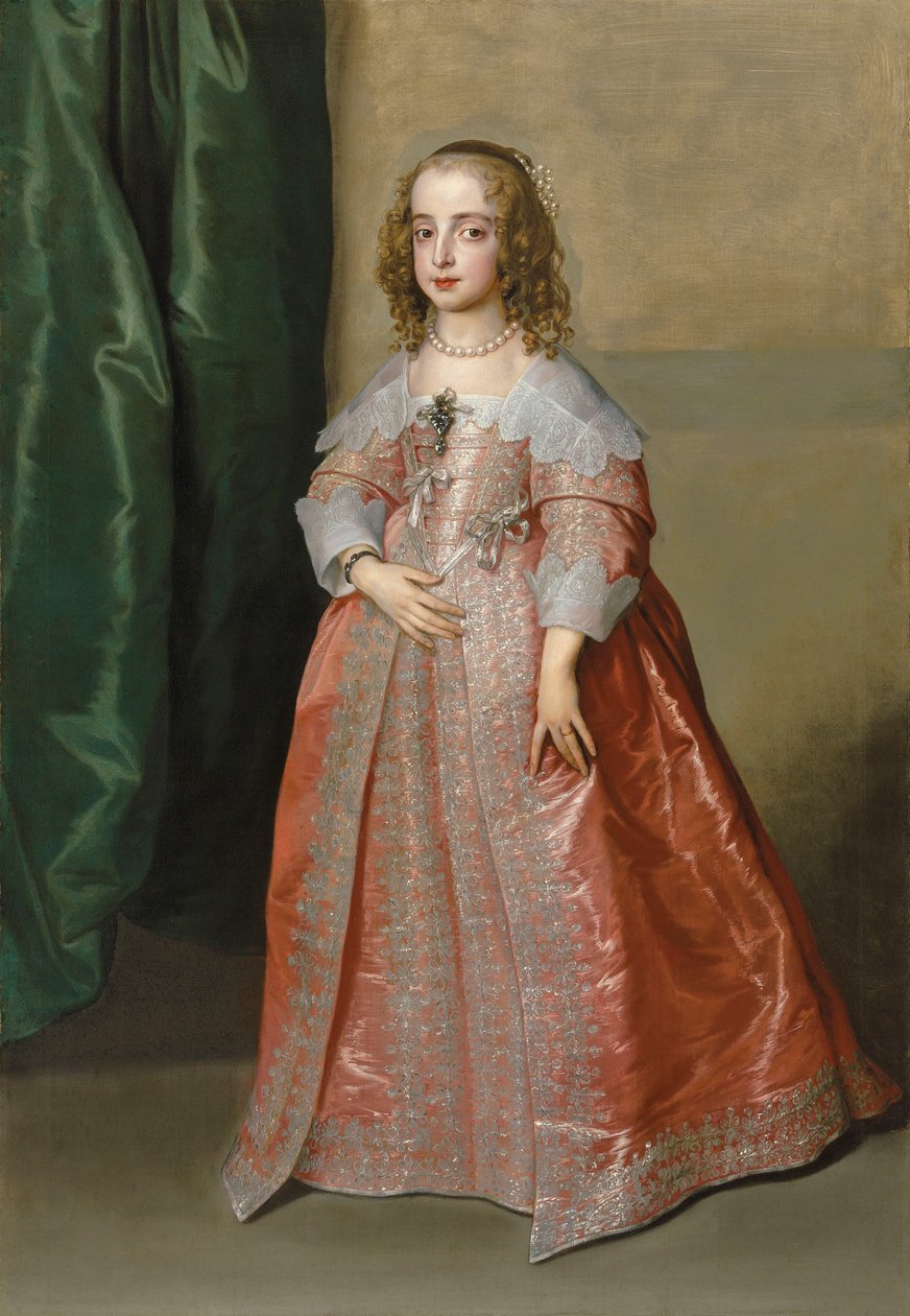 Portrait en pied de la princesse Mary (1631-1660), fille du roi Charles Ier d