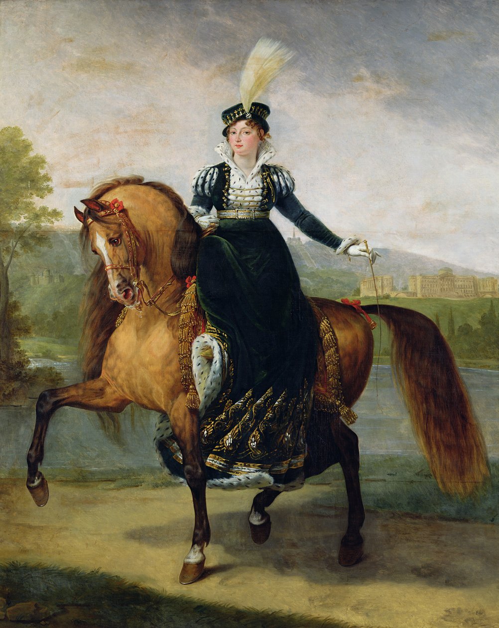 Portrait équestre de Catherine de Wurtemberg - Antoine Jean Gros