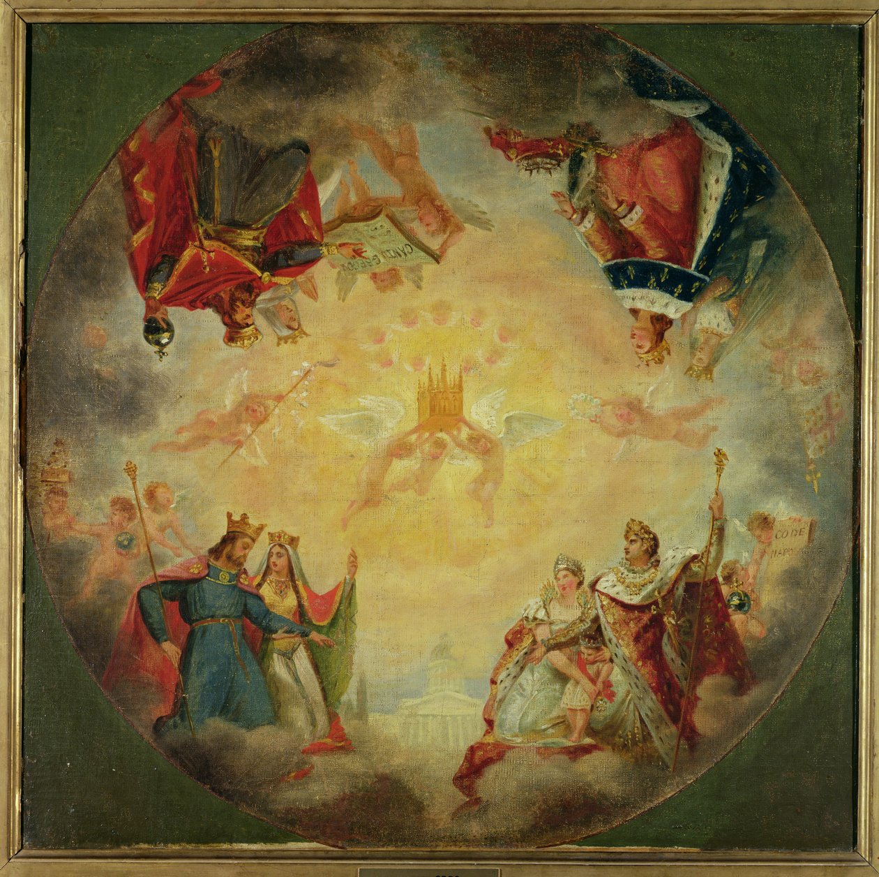 Gloire de Sainte Geneviève, étude pour la coupole du Panthéon, vers 1812 - Antoine Jean Gros