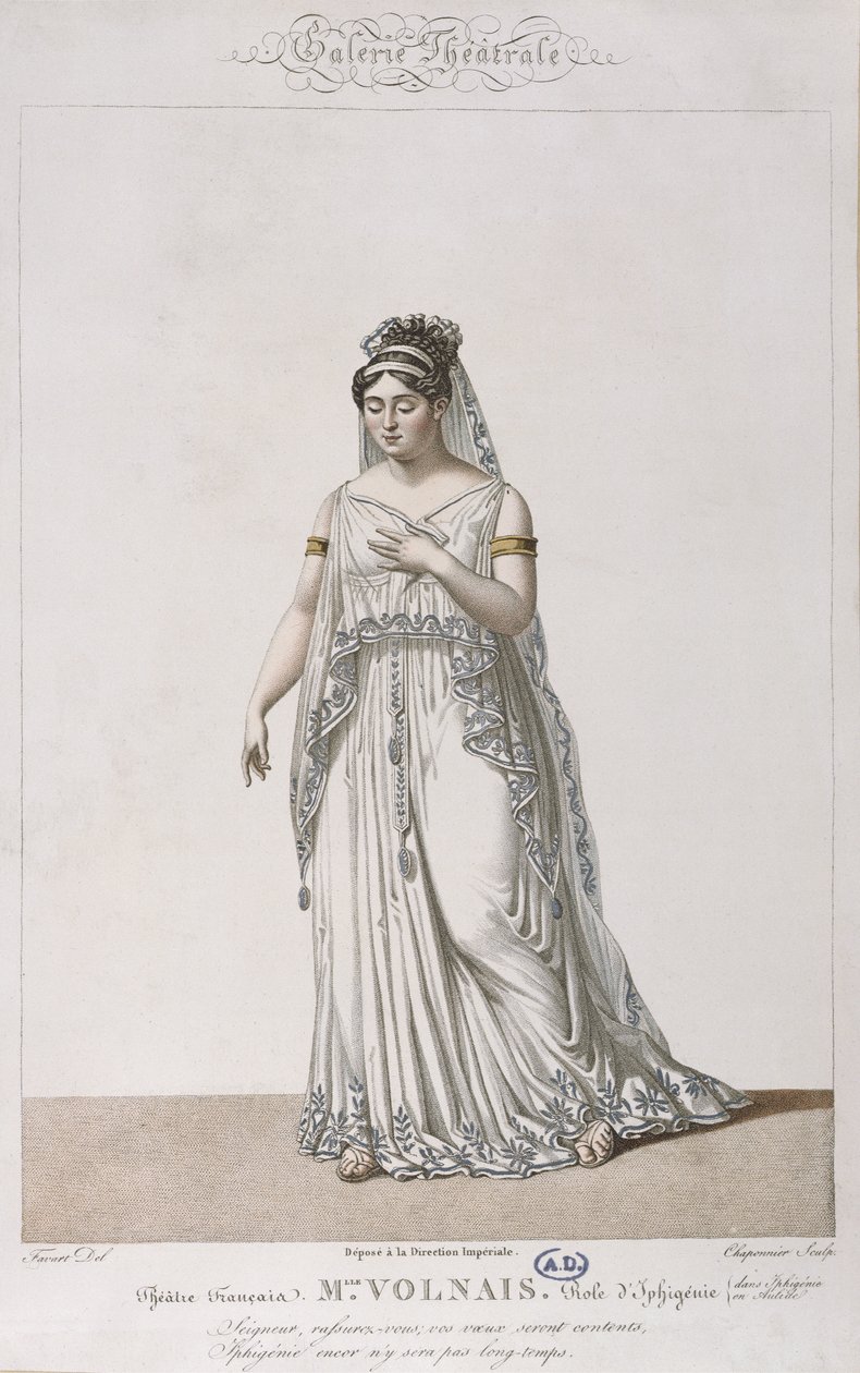 Portrait de Madame Volnais dans le rôle d