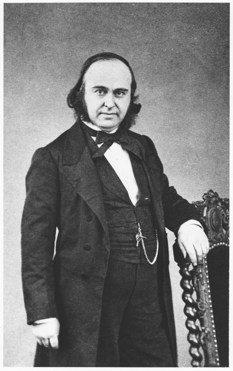 Carte de visite photographique de Paul Broca (1824-80) vers 1860-70 - Antoine Rene Trinquart
