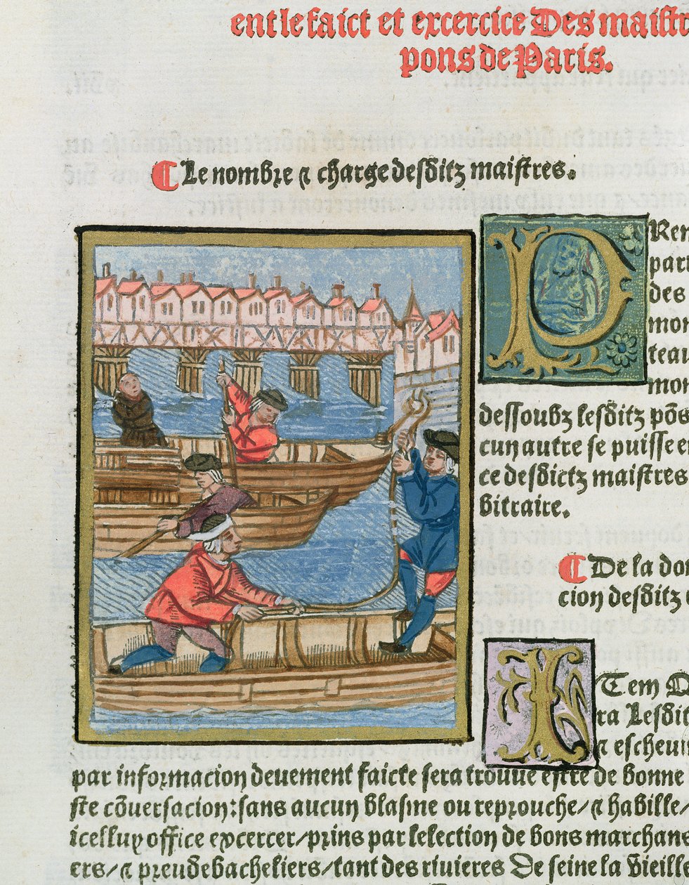 Bateliers sur la Seine, de 