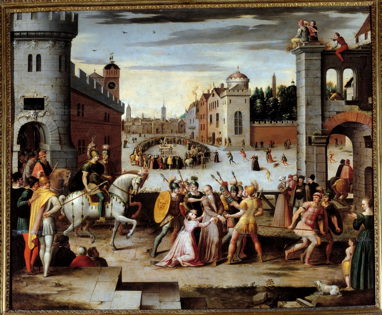 Arrestation et torture de Thomas More - Antoine (follower of) Caron