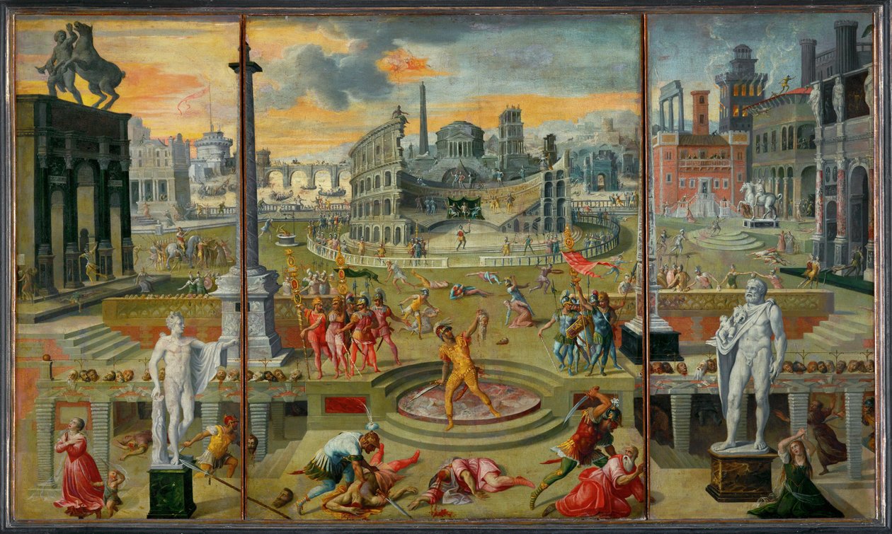 Le massacre du Triumvirat. Allusion au ... - Antoine Caron