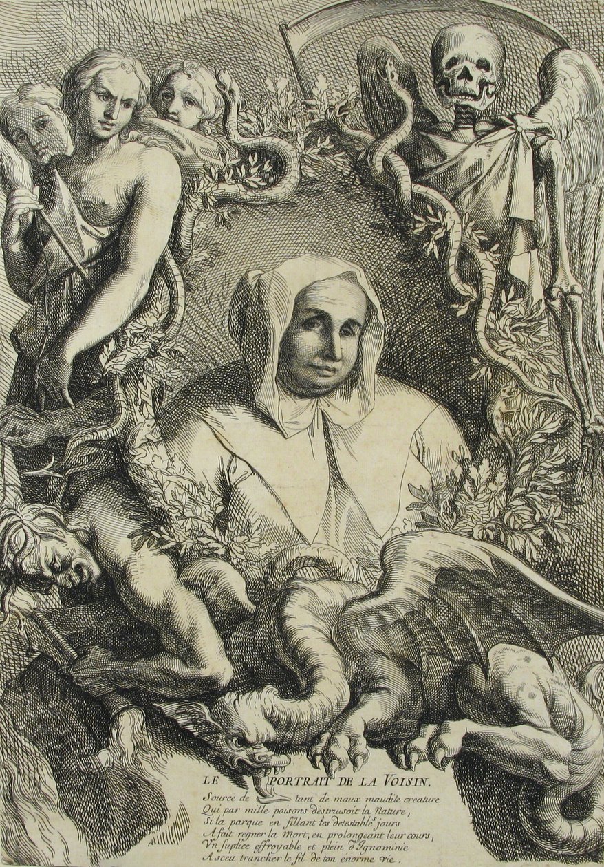 Portrait de la Voisin - Antoine Coypel