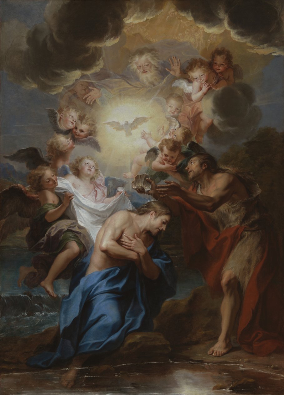 Le Baptême du Christ - Antoine Coypel