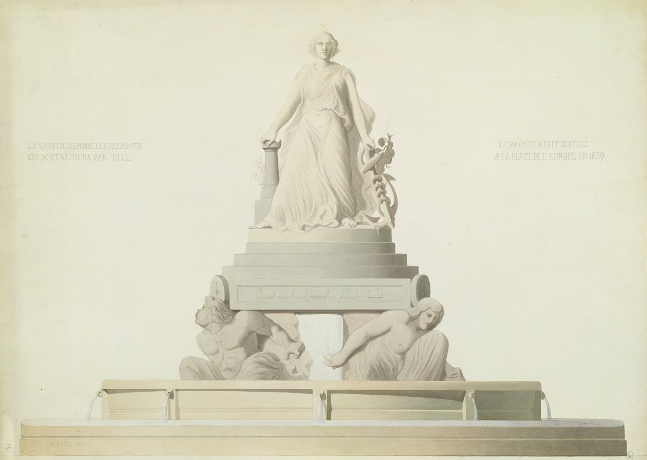 Projet pour le monument destiné à la Place de l