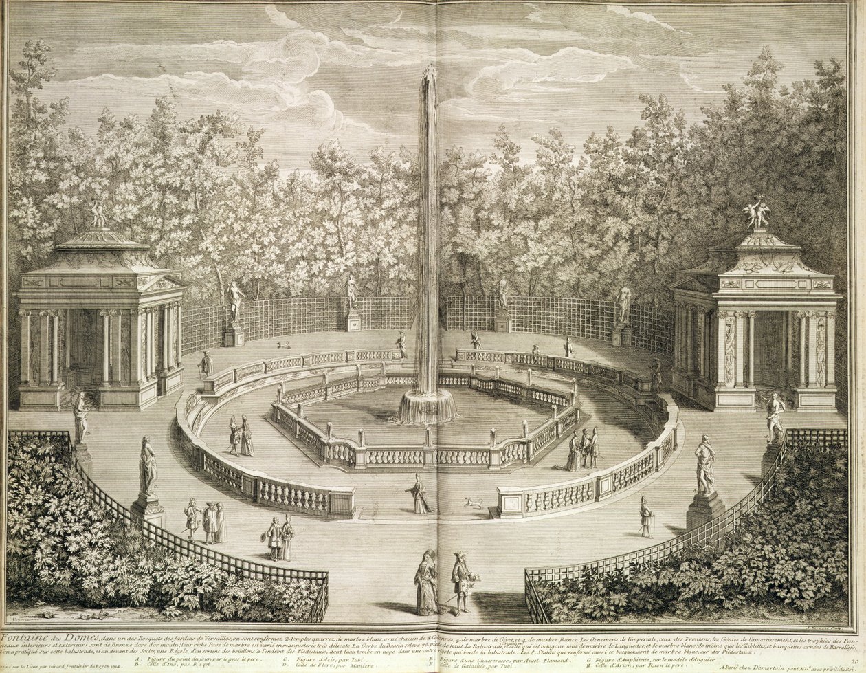Fontaine des Dômes, Versailles, vers 1715 - Antoine Herriset