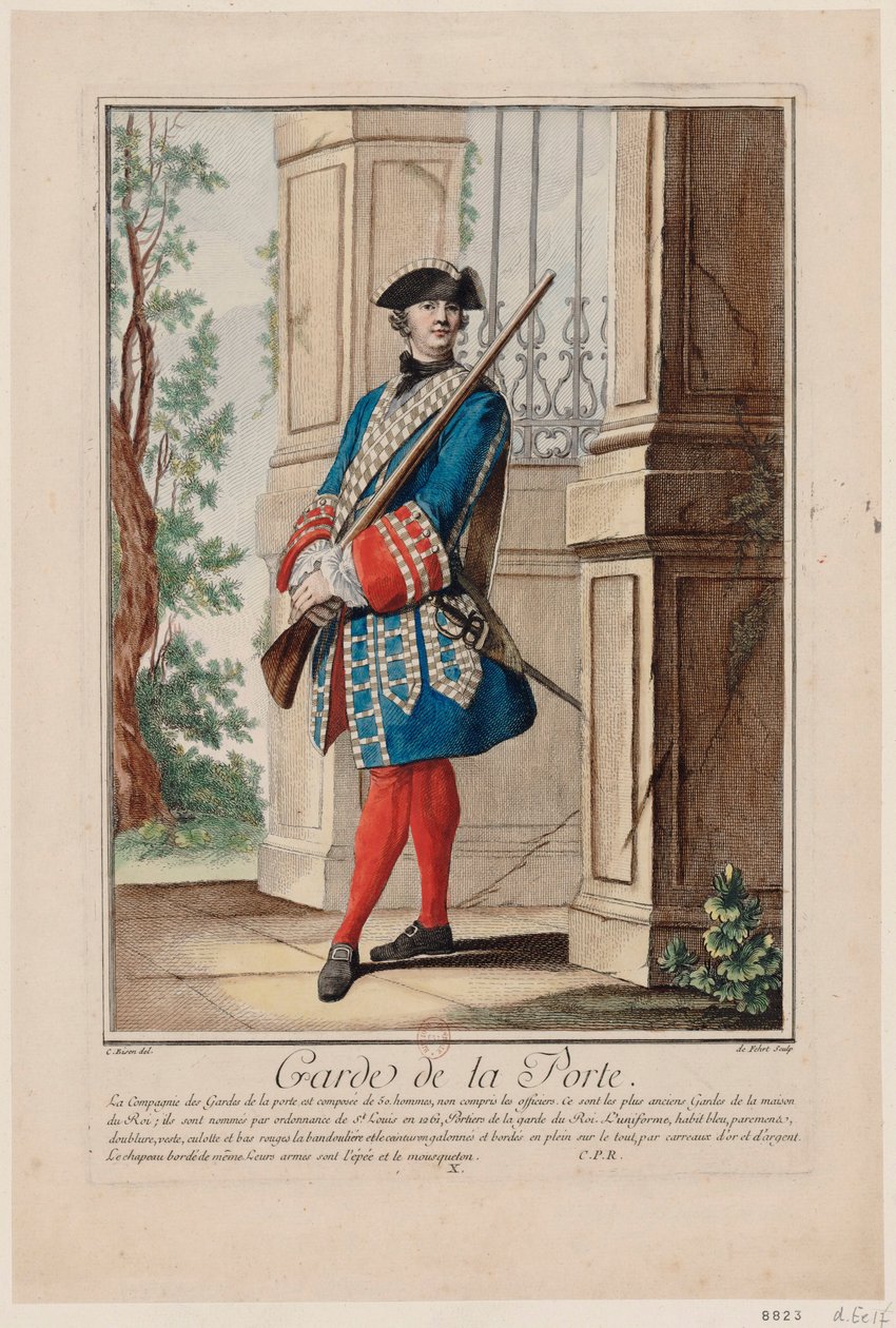 Garde de la porte, 1756 - Antoine Jean De Fehrt
