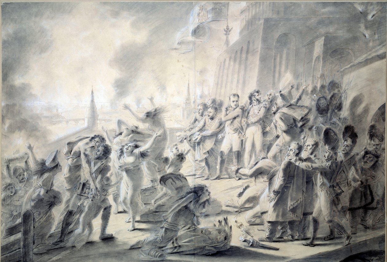 Incendie de Moscou le 15/09/1812 - Antoine-Jean Gros