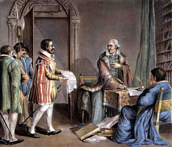 Jean Hennuyer (né en 1497), évêque de Lisieux, sauve la vie des Huguenots dans son diocèse - Antoine Louis Francois (after) Sergent Marceau