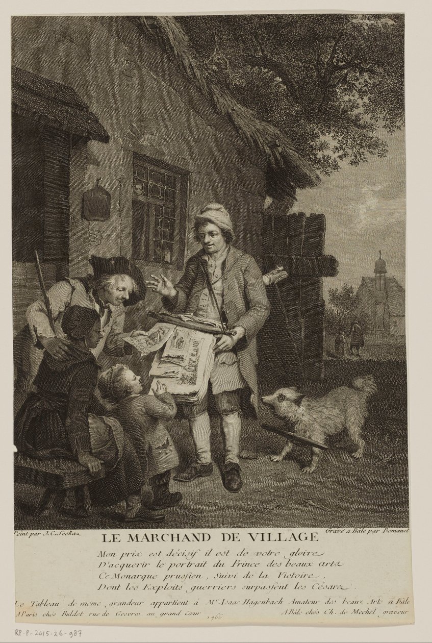 Le Marchand de Village - Antoine Louis Romanet