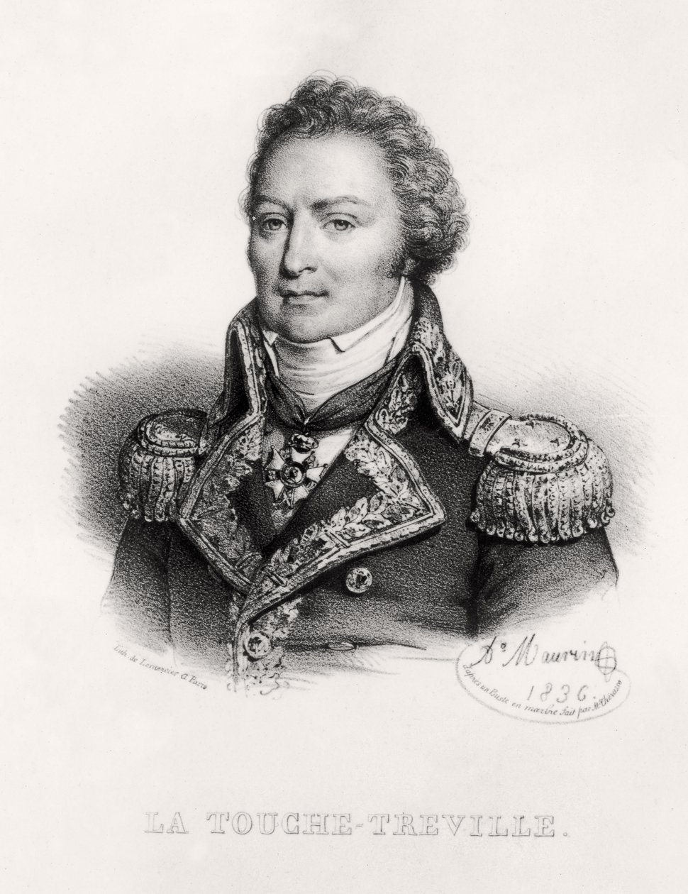 Portrait de Louis-René Madelaine Le Vassor, comte de La Touche-Tréville - Antoine Maurin