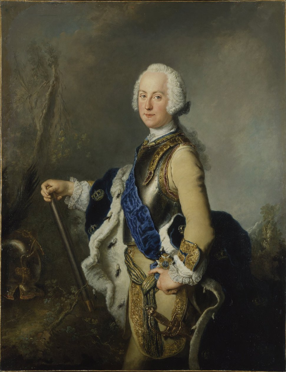 Adolphe-Frédéric (1710-1771), prince de Holstein-Gottorp, prince-évêque de Lübeck, roi de Suède, 1743 - Antoine Pesne