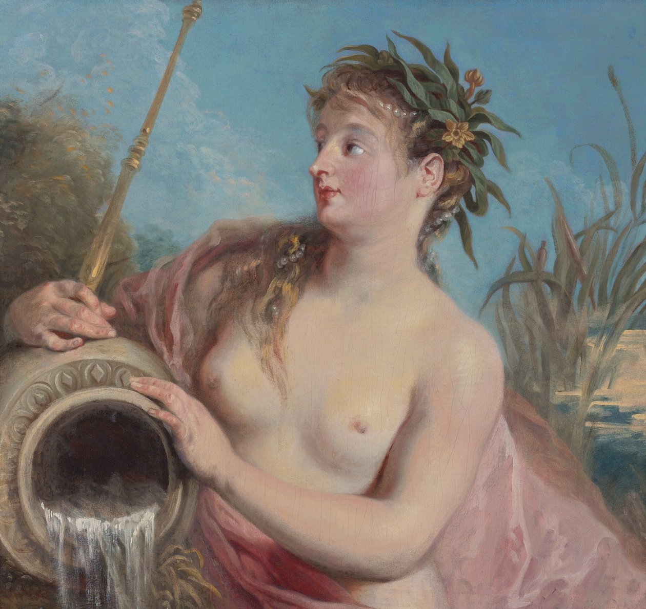 Nymphe de fontaine - Jean-Antoine Watteau