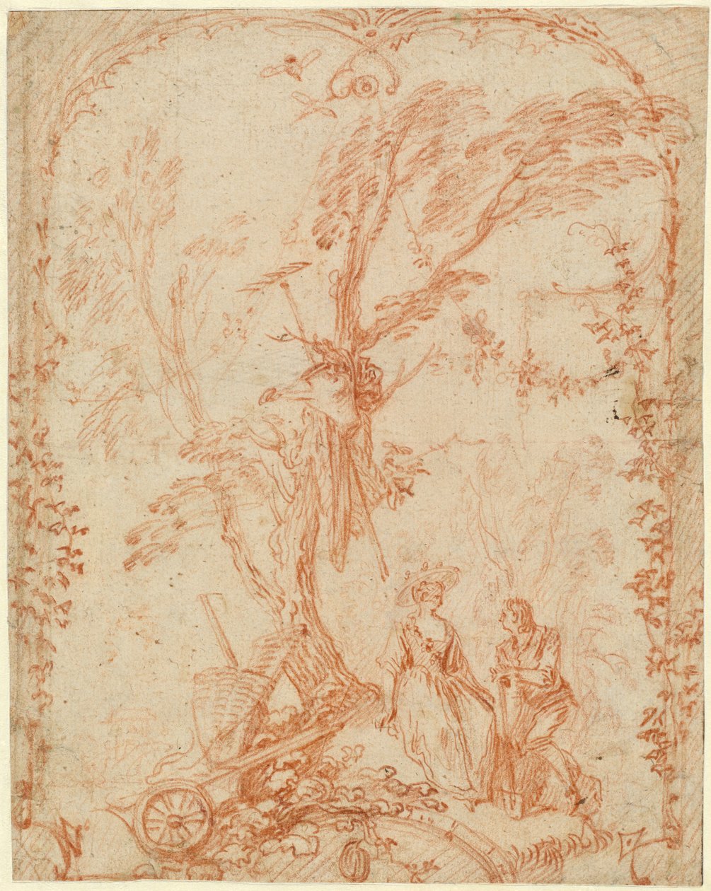 Le jardinier galant - Antoine Watteau