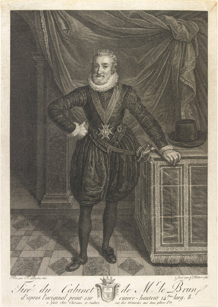Portrait de Henri IV - Antoine de Marcenay Ghuy