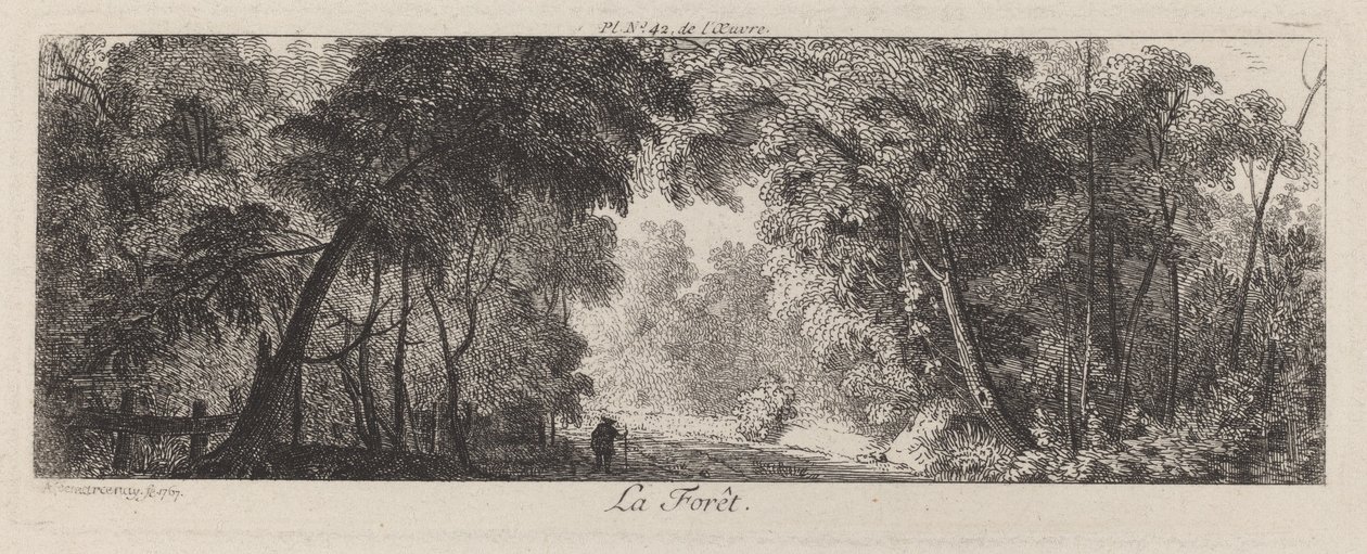 La forêt - Antoine de Marcenay de Ghuy