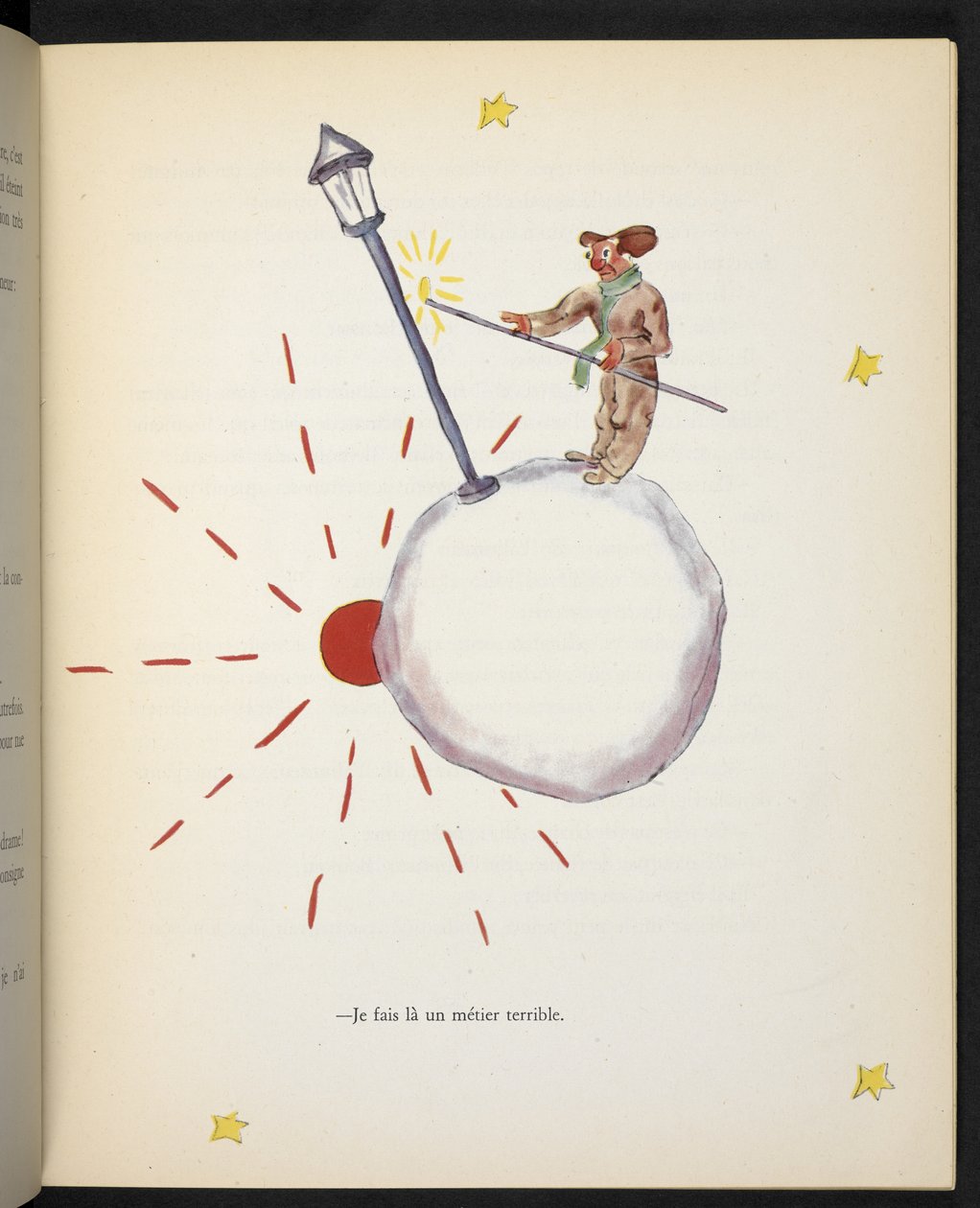 Je fais un travail terrible, illustration du Lamplighter de 