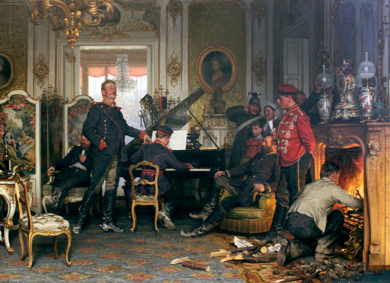 Un billet en dehors de Paris - Anton Alexander von Werner