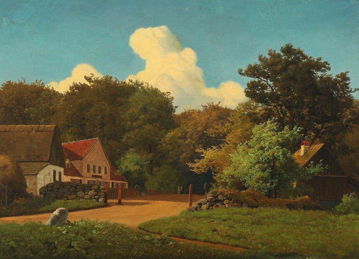 Danish : Lot de Ermelunden à Dyrehaven - Anton Eduard Kieldrup