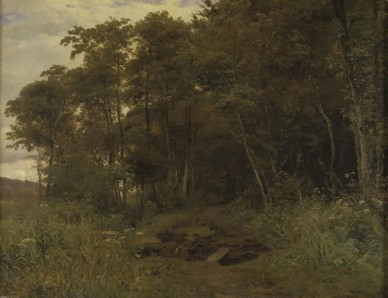 Un bosquet de sureaux - Anton Eduard Kieldrup