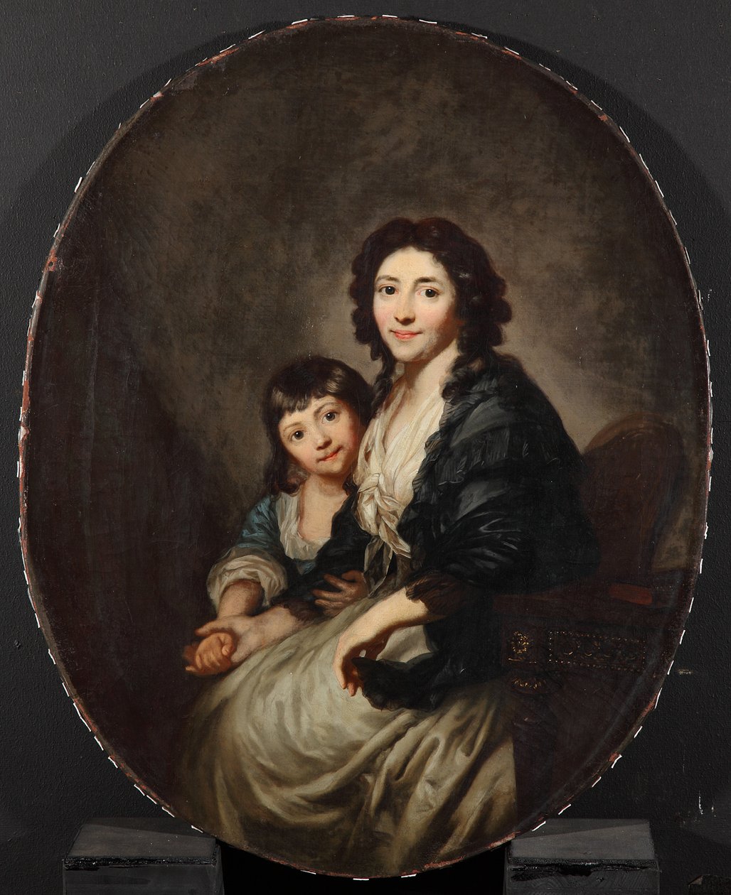 Elisabeth Sophia Augusta Graff, née Sulzer (1753-1812) et sa fille Caroline Susanne (1781-1828) - Anton Graff
