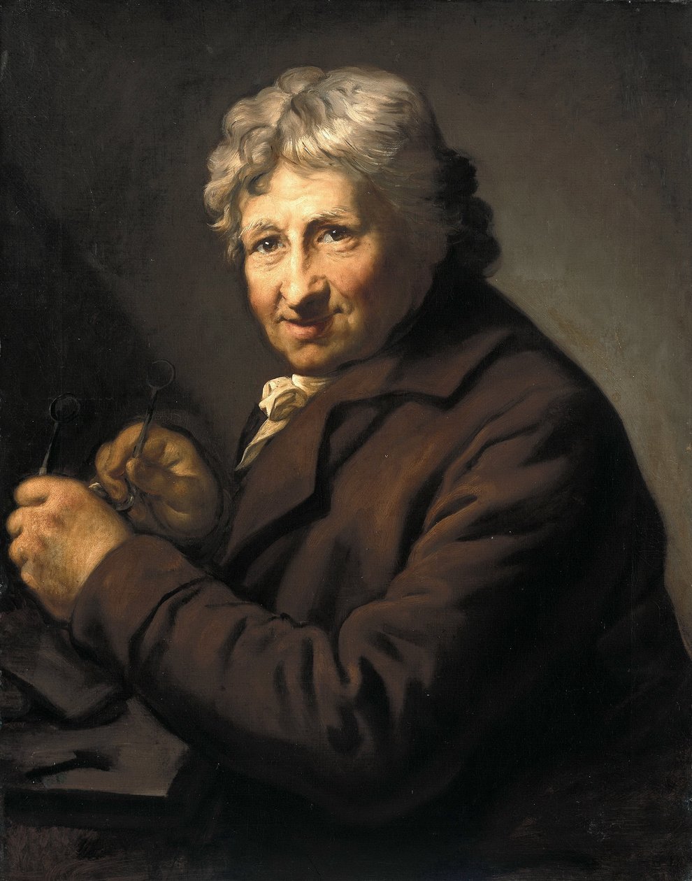 Allemand : Daniel Nikolaus Chodowiecki (1726-1801). Um 1800/ 1801 Portrait de Daniel Nikolaus Chodowiecki - Anton Graff