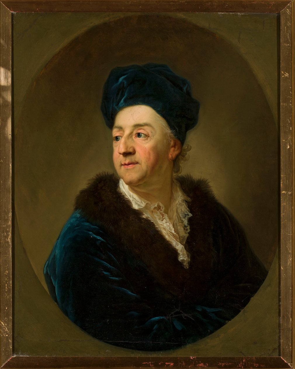 Portrait de Johann Nepomuk Schaffgotsch (1713-1775) en robe de chambre - Anton Graff