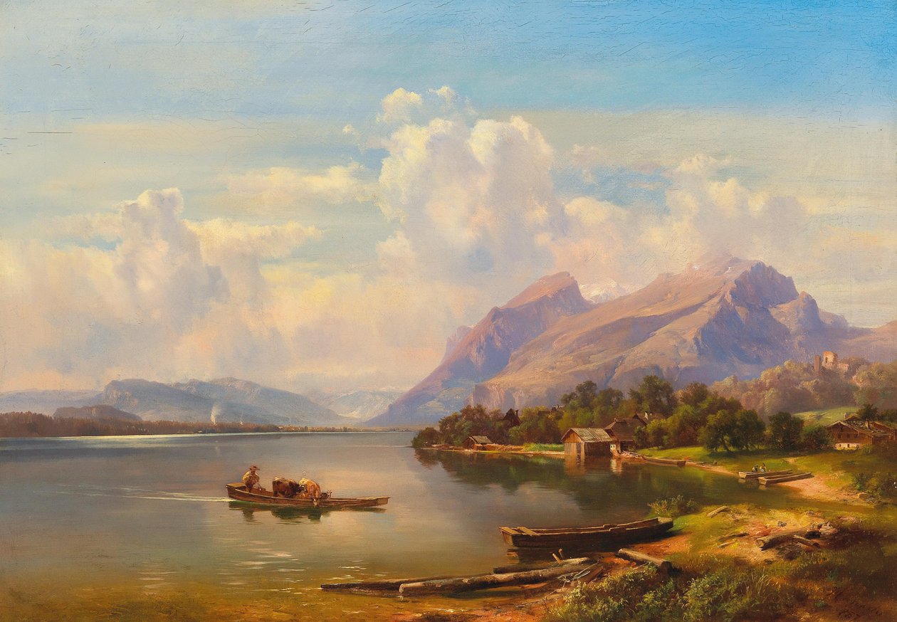 French : Le lac Millstätter en Carinthie - Anton Hansch