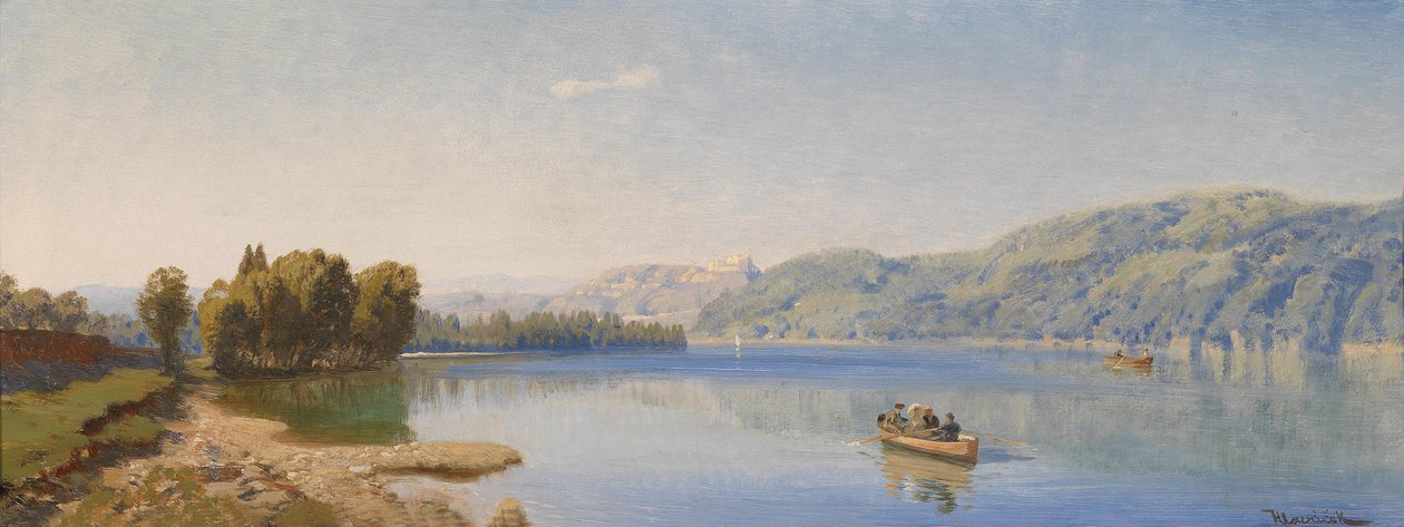 Anton Hlavacek Caldonazzosee bei Trient - Anton Hlavacek