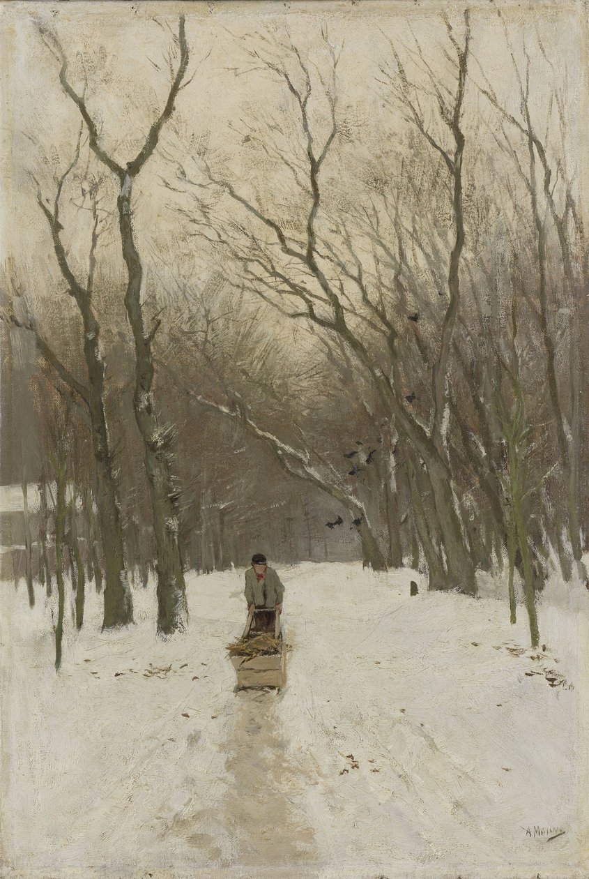 Hiver dans les bois de Scheveningen - Anton Mauve