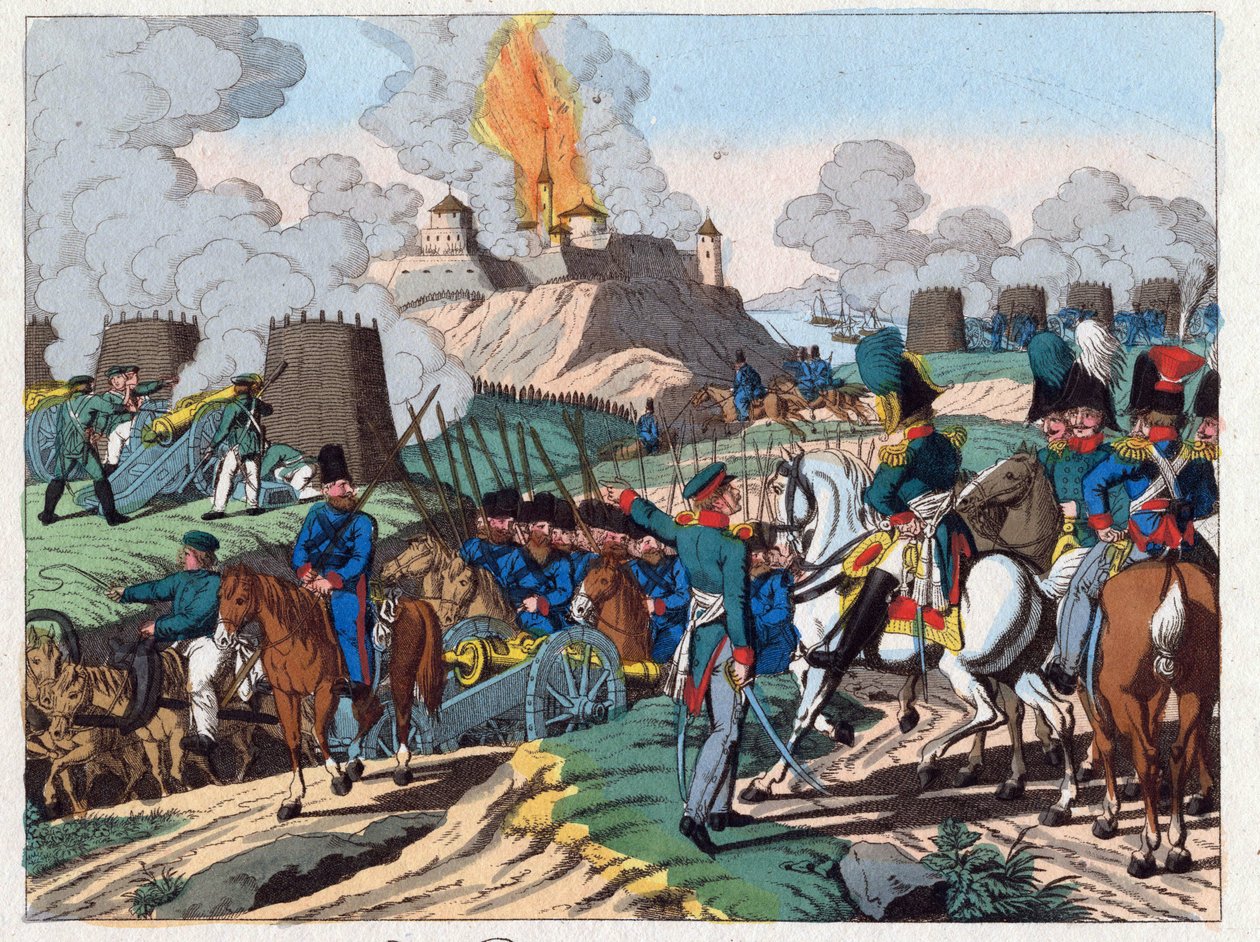 Guerre russo-turque (1828-1829) - Le siège de la forteresse de Brailov le 7 juin - Anton Paul Eisen