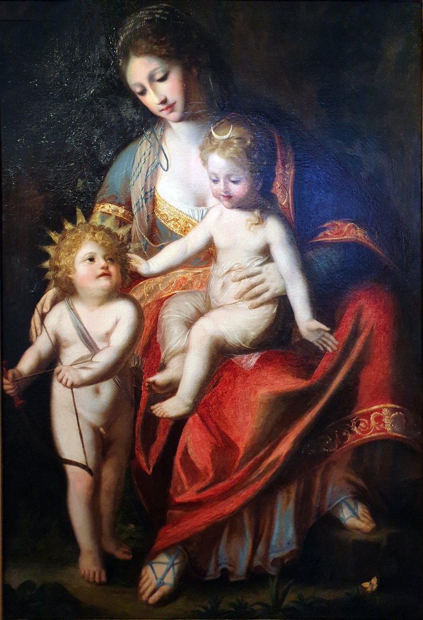 Latona avec ses enfants Apollo et Diana - Anton Raphael Mengs