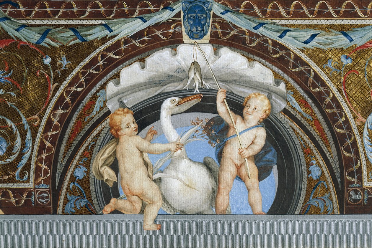 Putti avec un pélican, par Anton Raphael Mengs (détail) - Anton Raphael Mengs