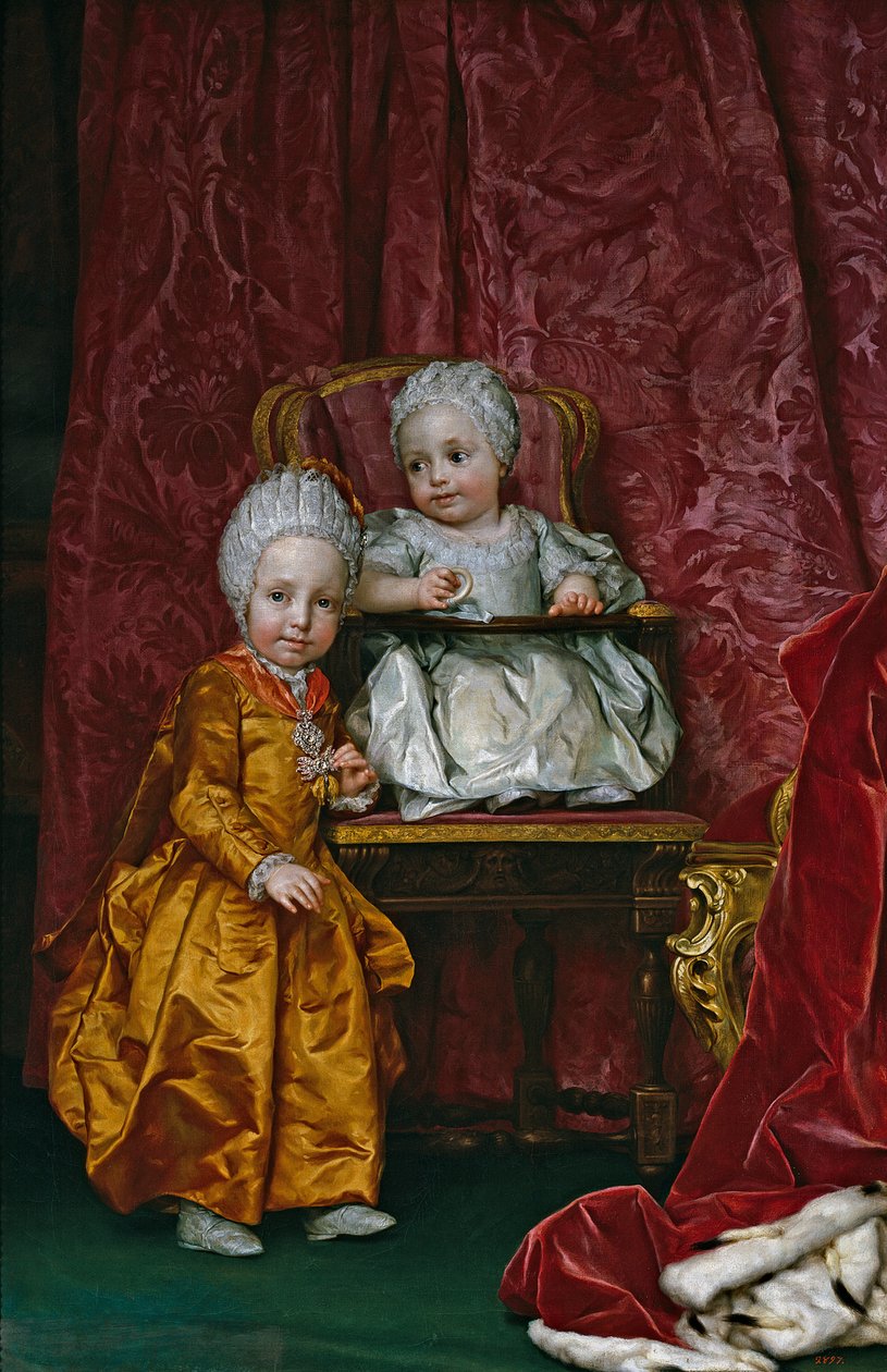 Espagnol :  Los archiduques Fernando y María Ana de Austria Archiduc Ferdinand et archiduchesse Maria Anna d