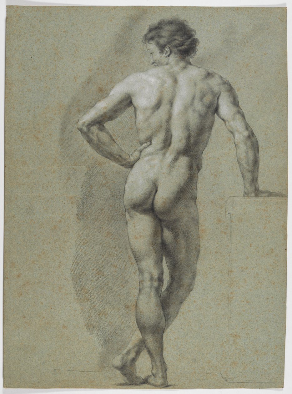 Position debout, dos tourné, le bras gauche en appui - Anton Raphael Mengs