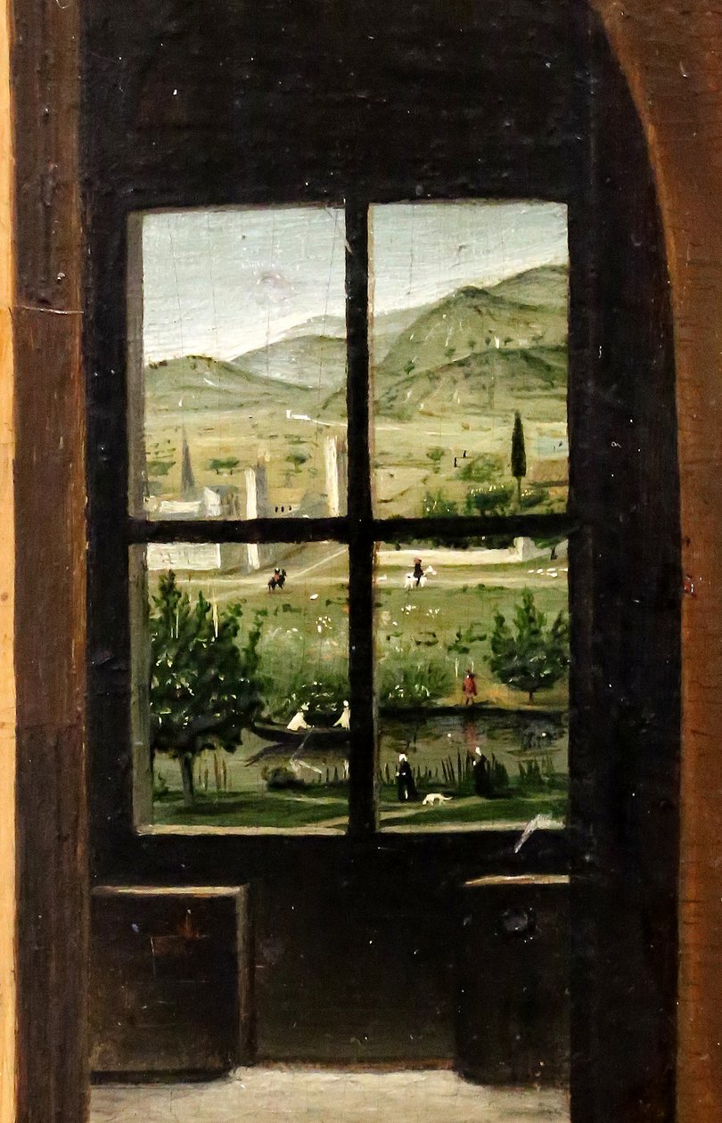 Saint Jérôme dans son cabinet de travail, détail, vers 1475 (huile sur panneau) - Antonello da Messina