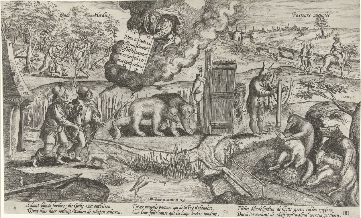 Les bergers aveugles - Antonie Wierix (II)