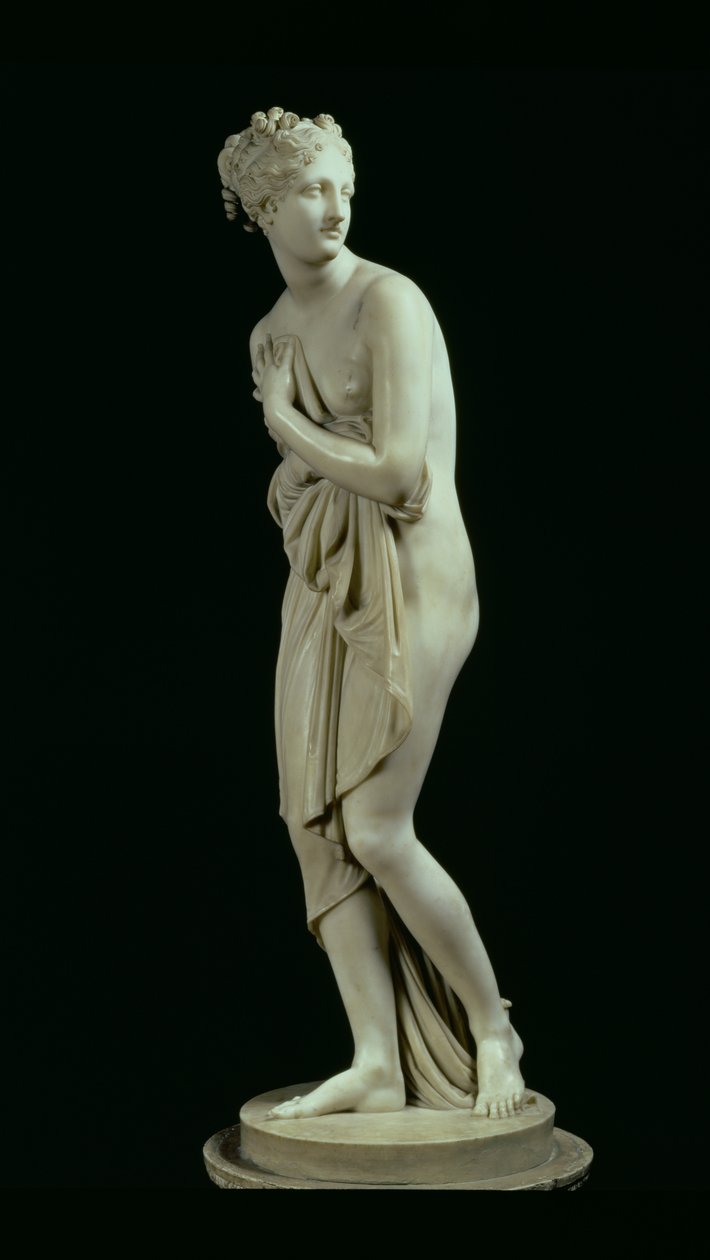 Vénus, vue latérale, 1810 (marbre) - Antonio Canova