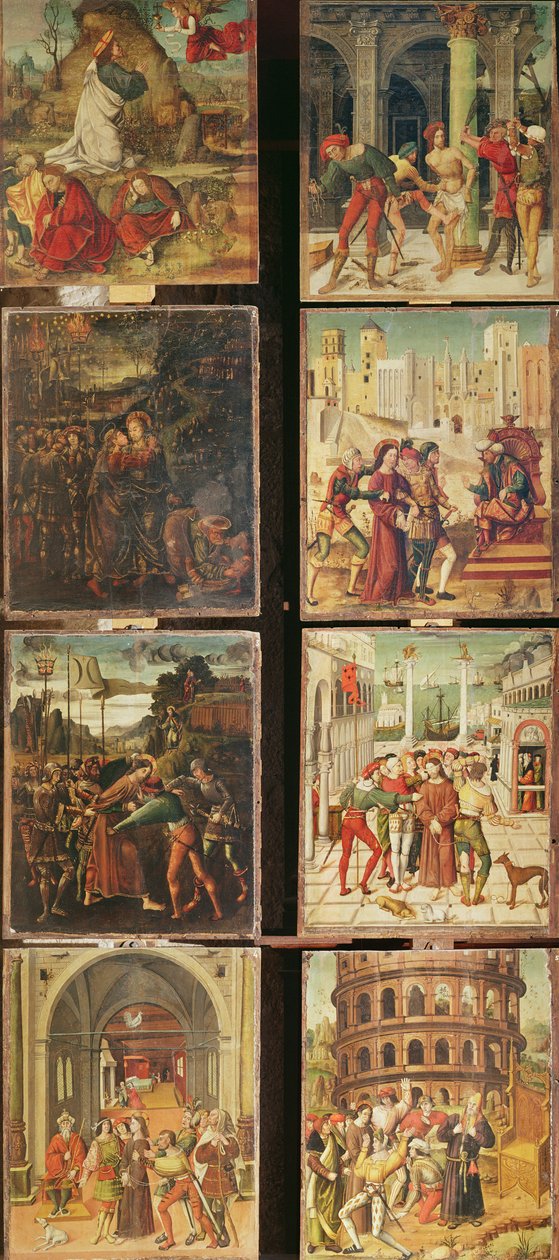 Panneau gauche du Retable de la Passion - Antonio Ronzen