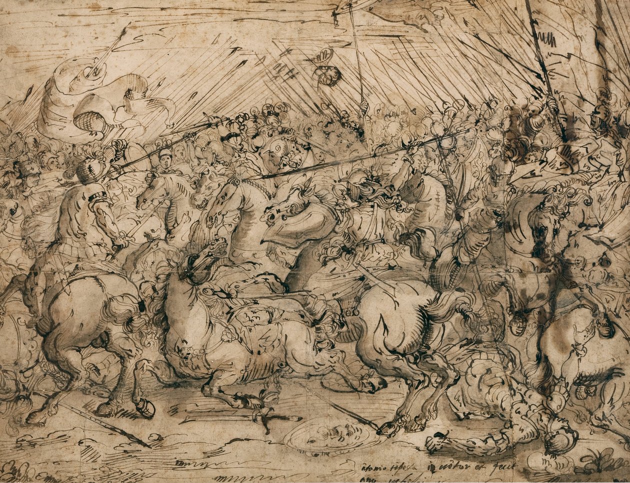 Scène de bataille - Antonio Tempesta